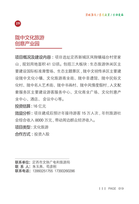 定西市文化產業項目投資機遇與價值分析